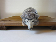 Ceramic shelf sitting hedgehog