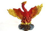 Ceramic Phoenix rising from the flames